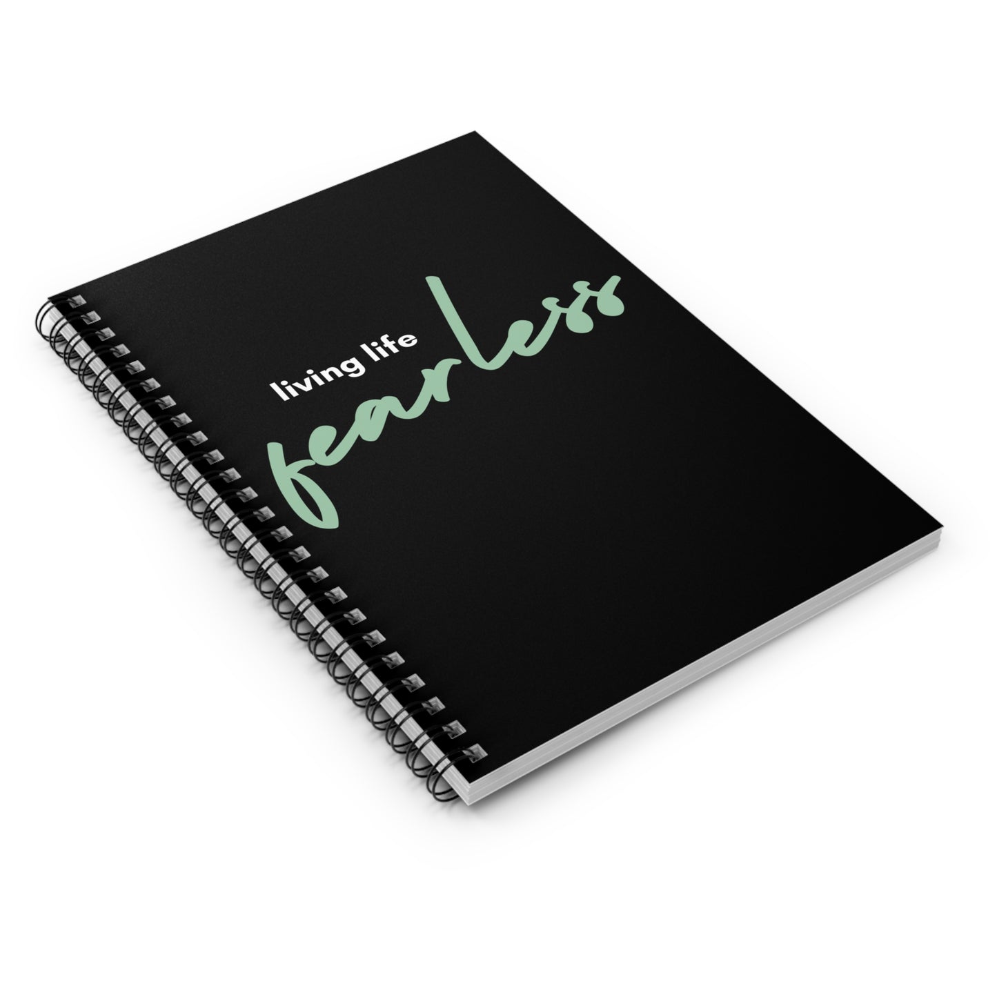 Fearless Spiral Manifestation Notebook - Ruled Line