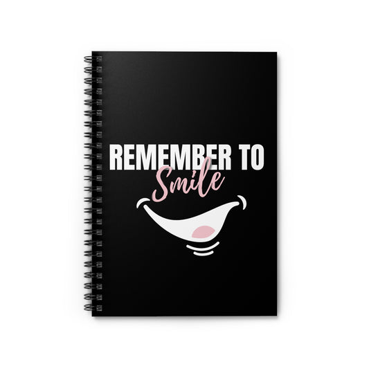 Smiley Spiral Manifestation Notebook - Ruled Line