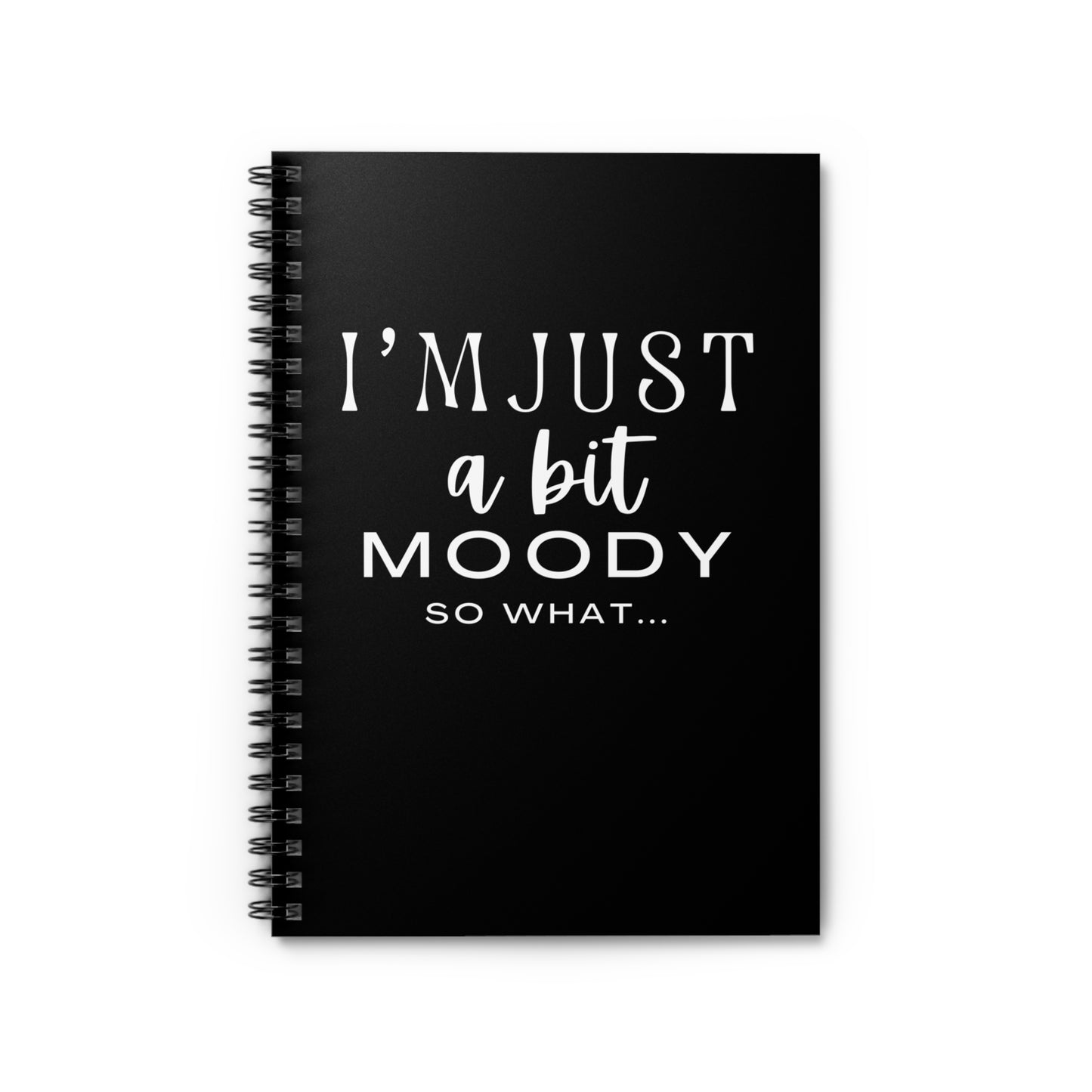 Moody Spiral Manifestation Notebook - Ruled Line