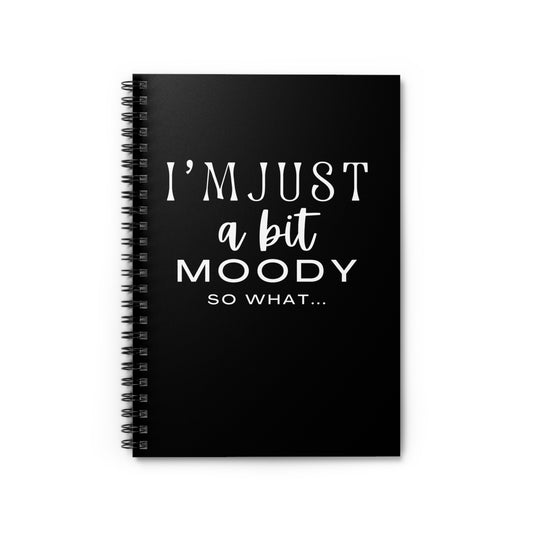 Moody Spiral Manifestation Notebook - Ruled Line