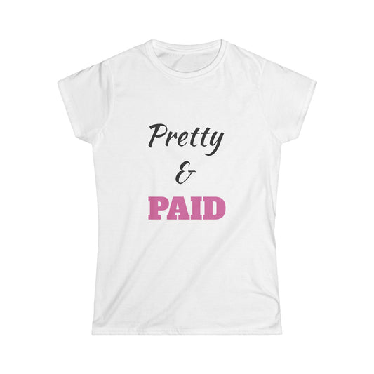 Women's Soft style PAID Tee