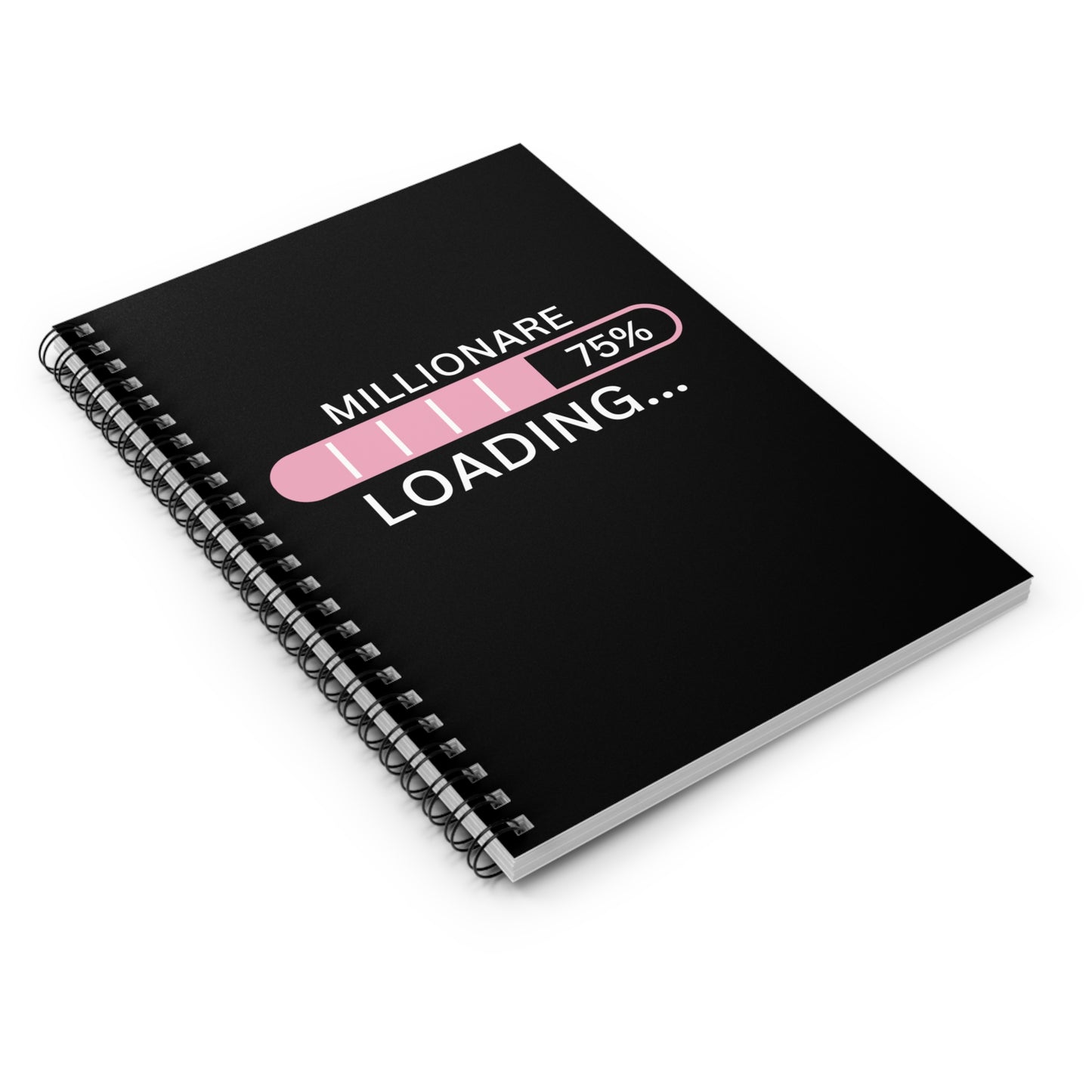 Loading Millionaire Spiral Manifestation Notebook - Ruled Line