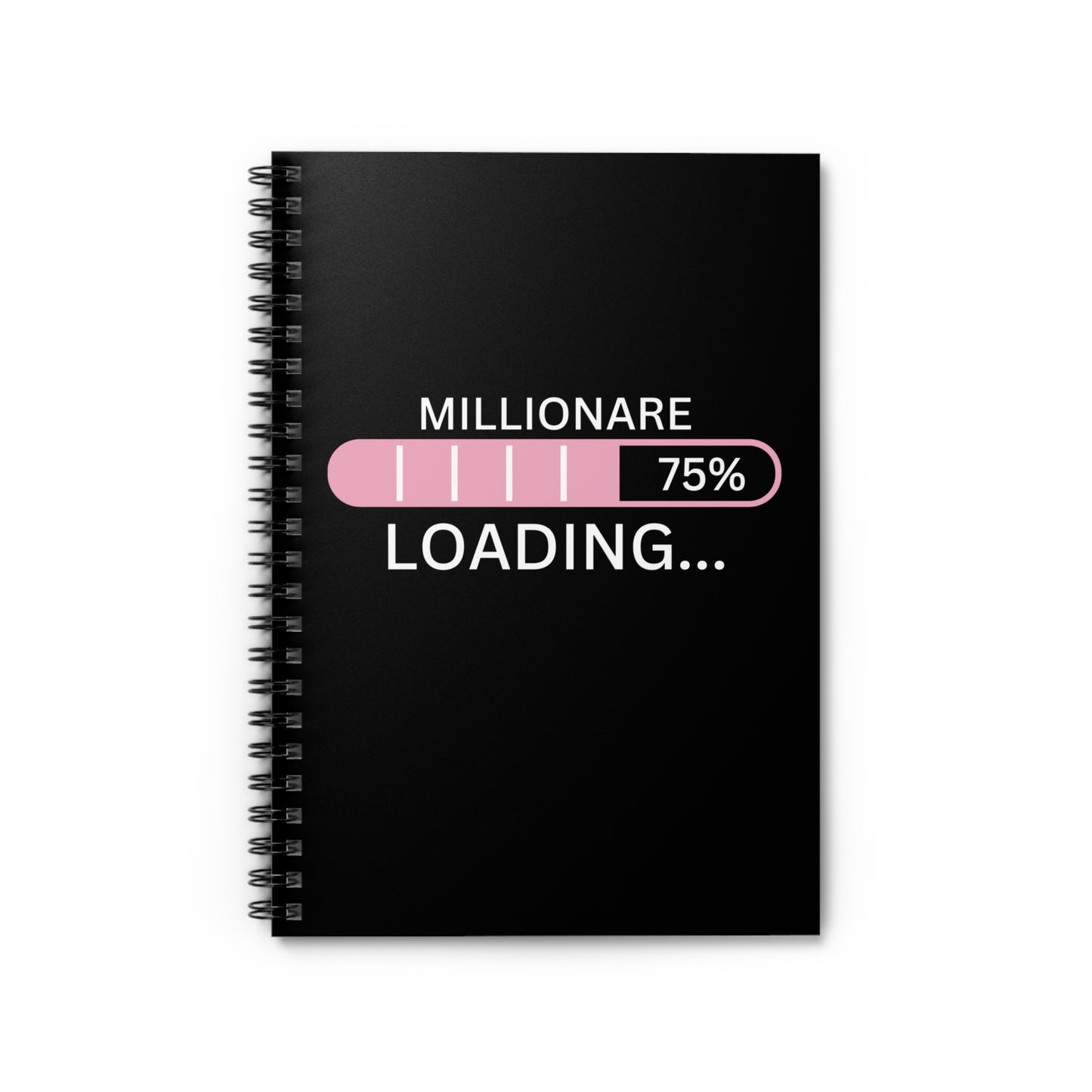 Loading Millionaire Spiral Manifestation Notebook - Ruled Line