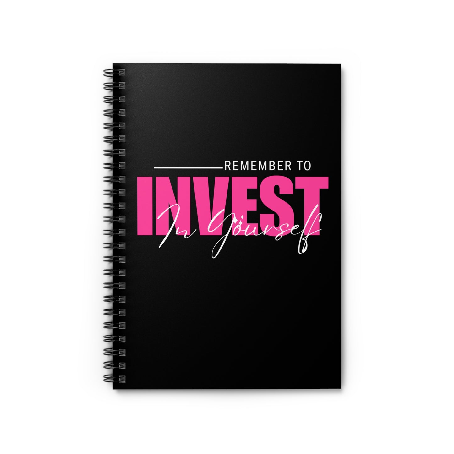 Invest Spiral Manifestation Notebook - Ruled Line