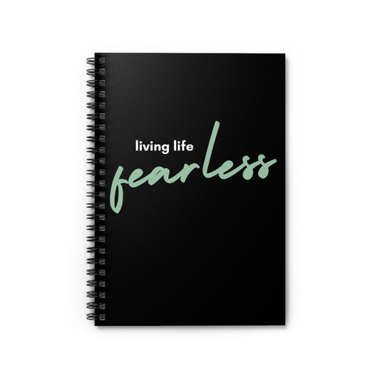 Fearless Spiral Manifestation Notebook - Ruled Line