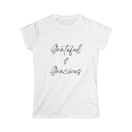 Women's Grateful Softstyle Tee WH