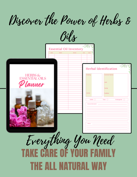 Herb & Essential Oil Planner