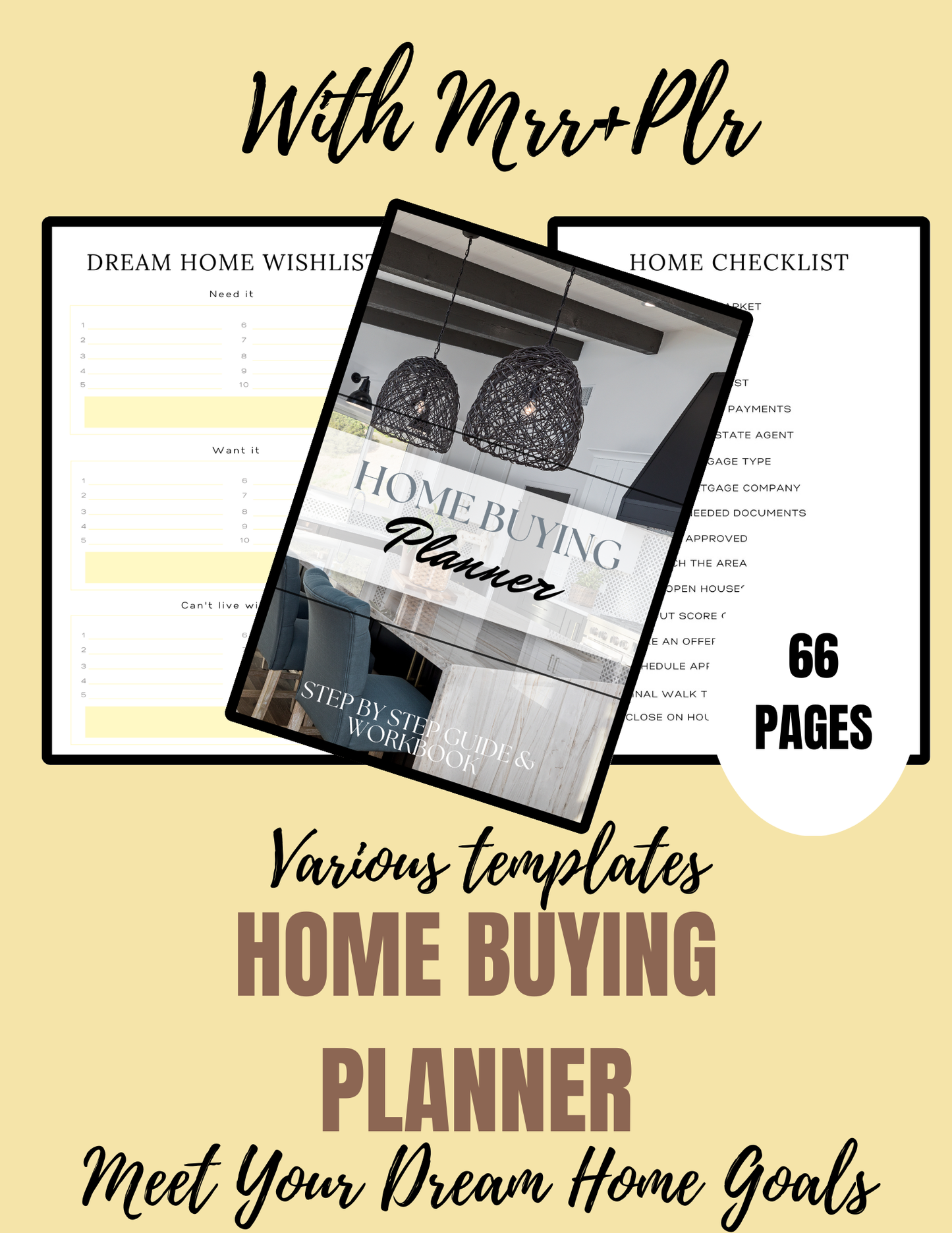 The Ultimate Home Buying Planner w/ MRR+PLR