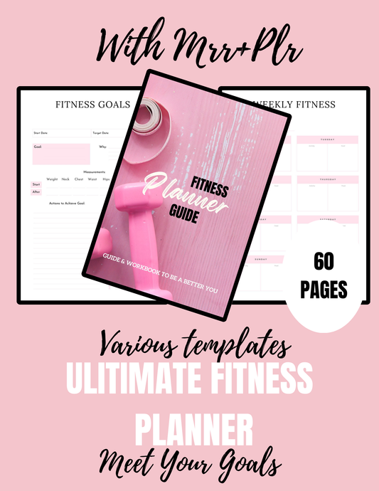 The Ultimate Fitness Planner w/ Mrr+Plr