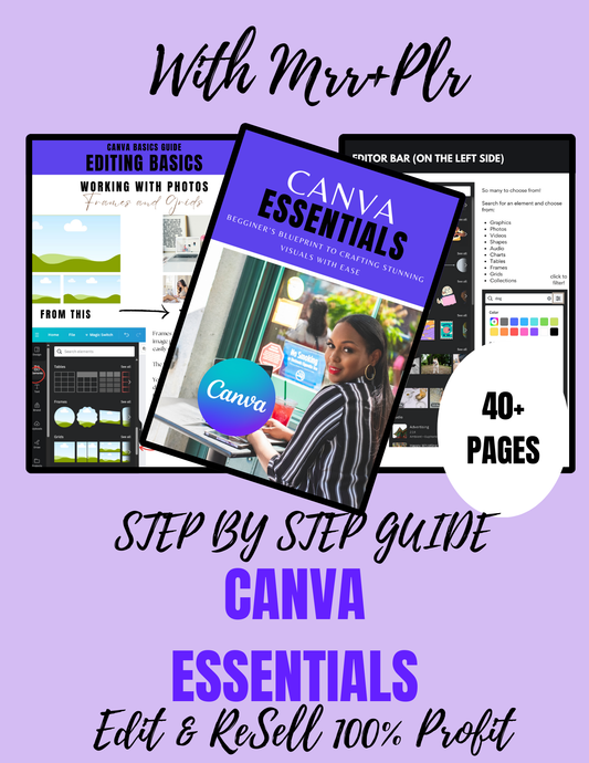 Canva Essentials 101 Guide to being a PRO